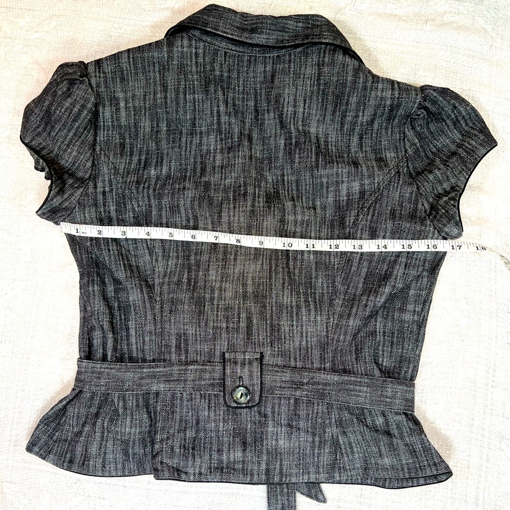 🌺B-WEAR BYER CALIFORNIA Vintage 1990’s Tailored Short Sleeve Blazer🌸 - Picture 8 of 14
